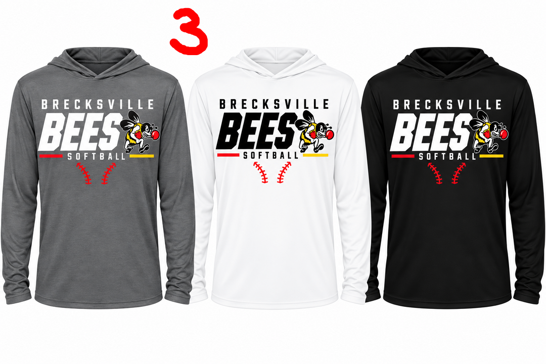 Youth Team 365 Zone Performance Hooded Long Sleeve T-Shirt