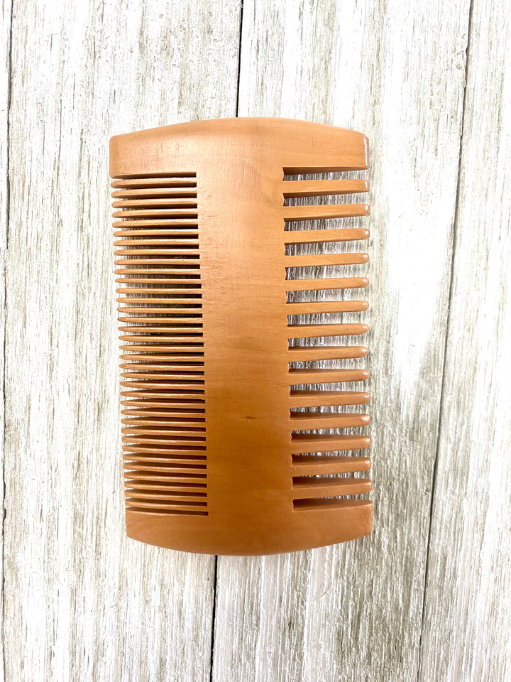 Grooming Facial Hair Stylish Beard Premium Comb Beard Care Wooden Comb Handcrafted Grooming Men's Grooming Tool Detangling Beard Luxury Beard Comb Fine-toothed Comb Beard Maintenance Beard Styling